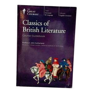Great Courses Classics of British Literature Book DVD John Sutherland New Sealed